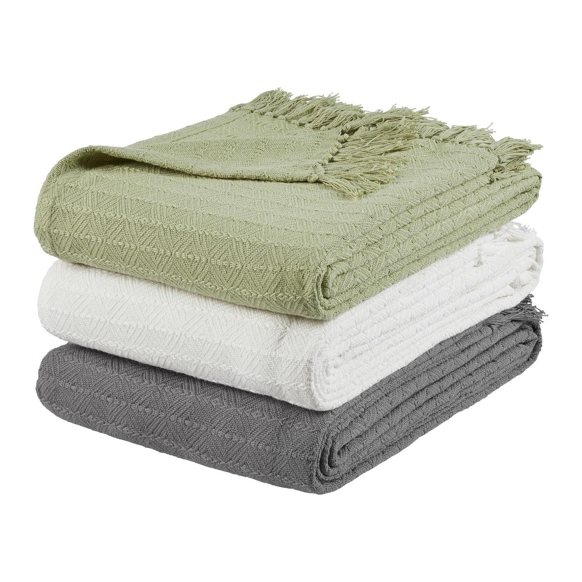 Přehoz na postel Tara, 180/220cm, šedá - šedá, Lifestyle, textil (180/220cm) - Mömax