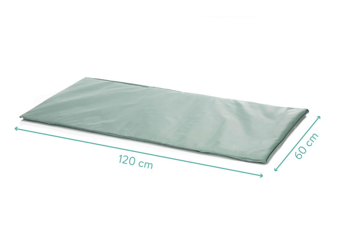 Reisebett Nizza - Salbeigrün, LIFESTYLE, Textil/Metall (120/60cm) - Fillikid