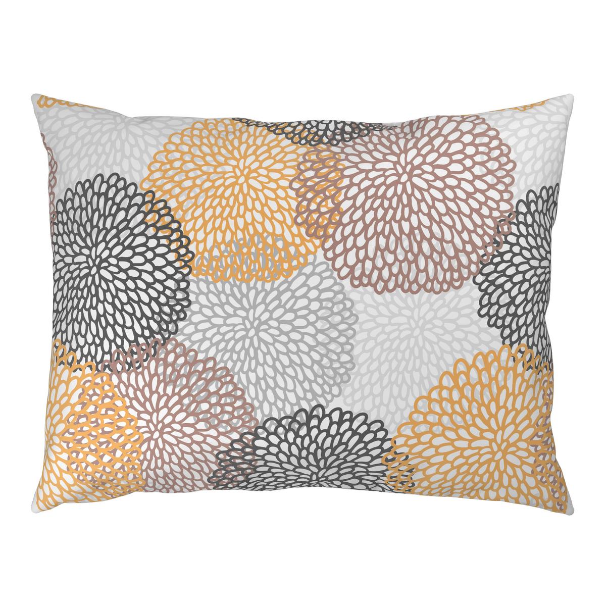 BETTWÄSCHE FLORA - Beere/Gelb, MODERN, Textil - Luca Bessoni