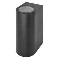 VONKAJŠIE LED SVIETIDLO OCULUS - čierna, Modern, plast