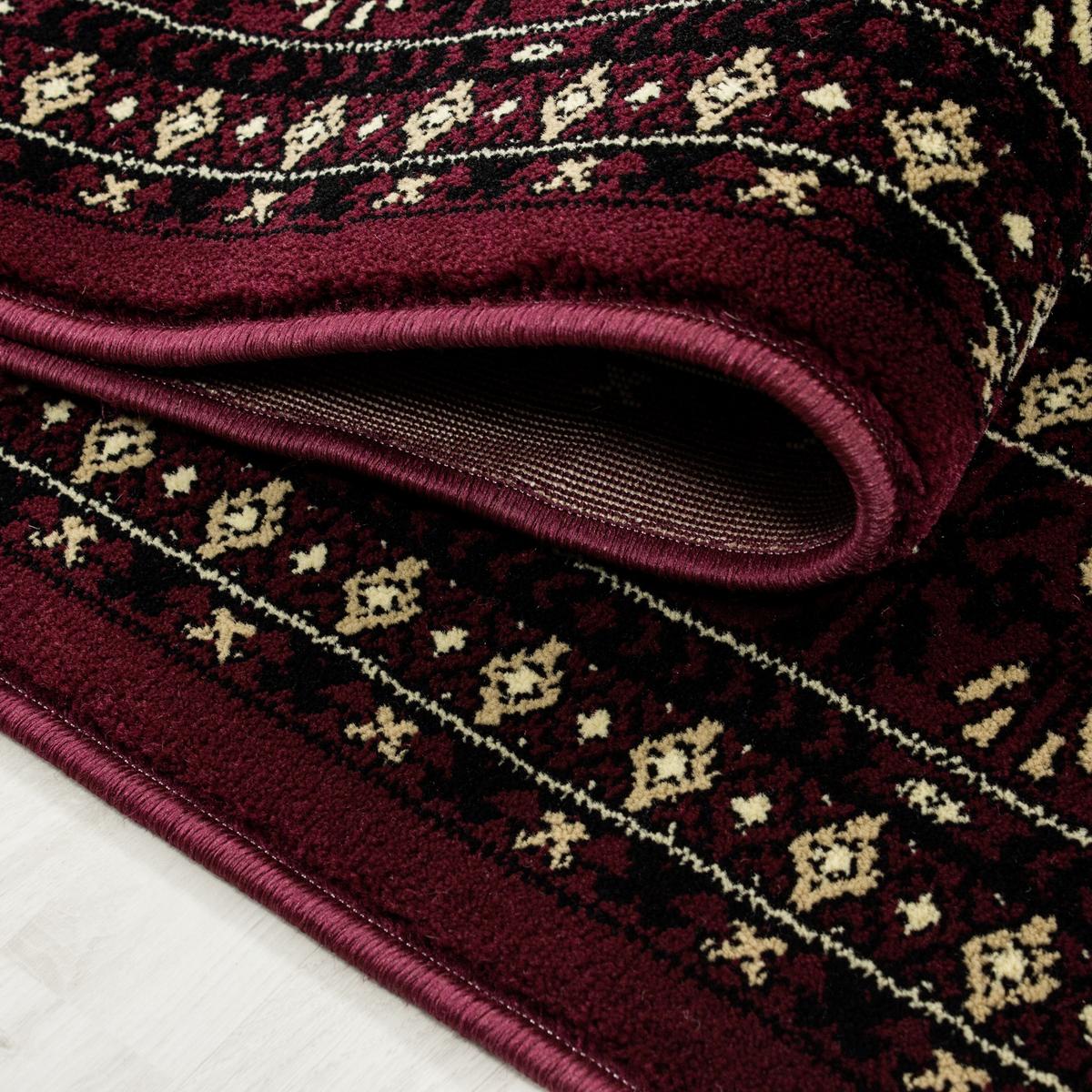 Orientalischer Webteppich Rot Marrakesh 120x170 cm - Dunkelrot, KONVENTIONELL, Textil (120/170cm)