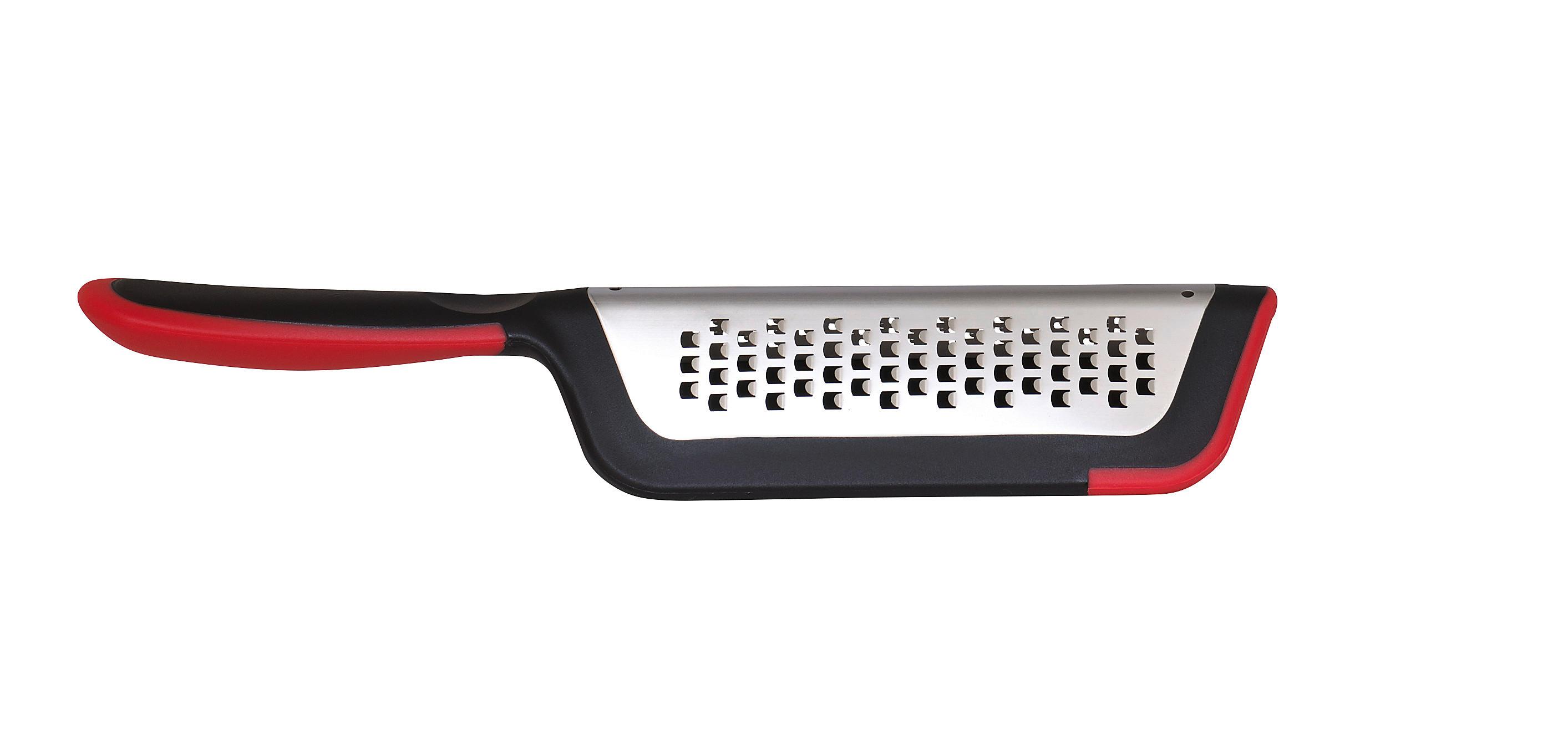 Reib-einsatz Gratecut Grob / Fein Edelstahlt/kunststoff - Rot/Schwarz, Design, Kunststoff/Metall (29.6/8.6/6cm) - Silit