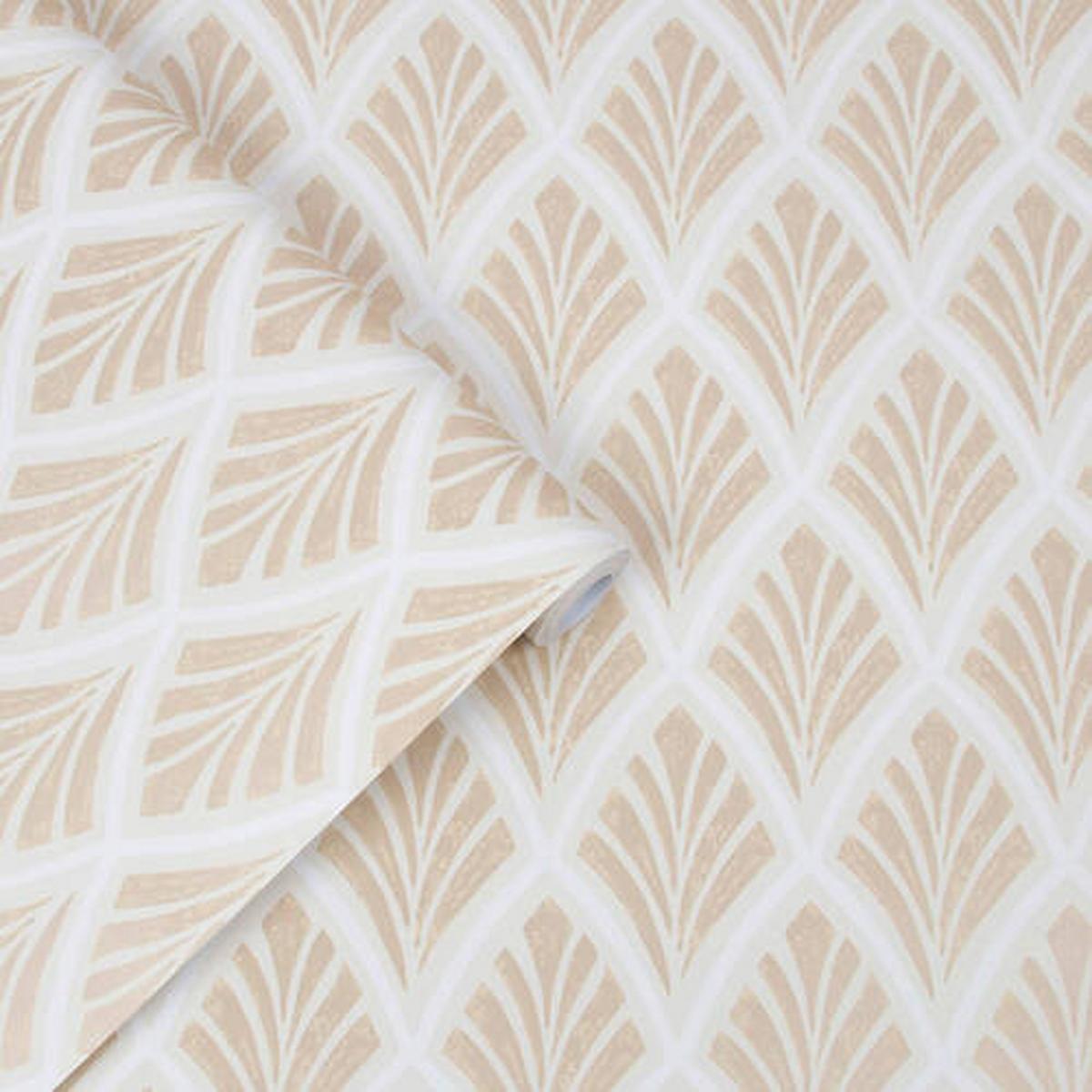 Vliestapete Vintage 52x1000 cm Gold - Goldfarben, Basics, Papier/Kunststoff (52/1000cm)
