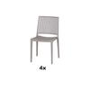 Stapelstuhl T20101 - Taupe, Basics, Kunststoff (57/80/56cm) - Siena Garden