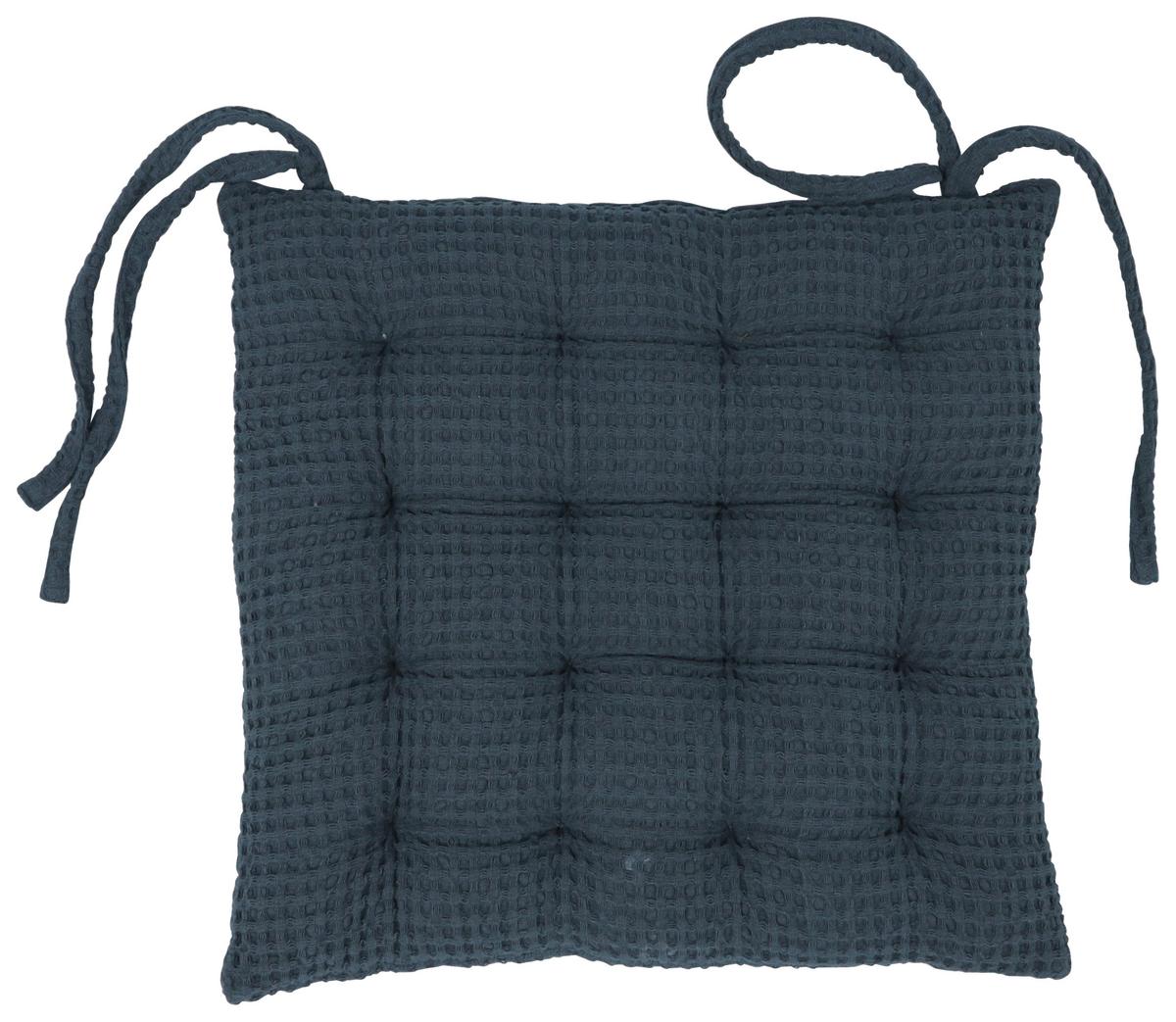 Sitzkissen Christina - Anthrazit, MODERN, Textil (40/40/4cm) - Luca Bessoni