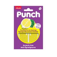 Surolószivacs Vileda Punch Lemon - Basics (10,2/15/3,2cm) - Vileda