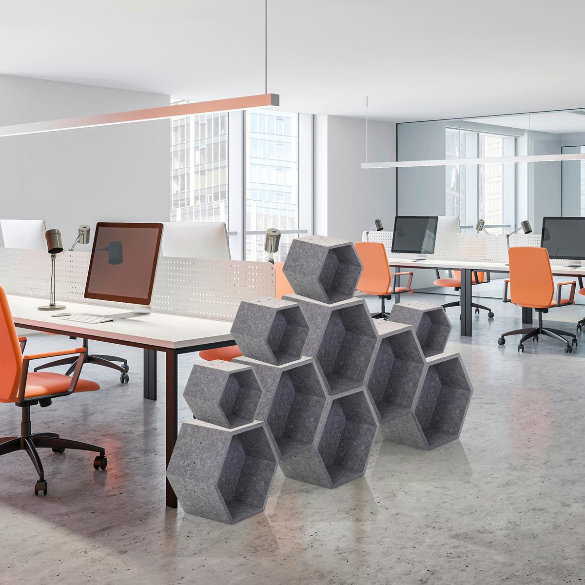 Trennwand Grau B: 62,5 Cm - Grau, MODERN, Textil (62,5/54,5/35cm) - MID.YOU