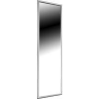 NÁSTĚNNÉ ZRCADLO FUMO 103-657 - barvy stříbra, Moderní, kompozitní dřevo/sklo (40/160/2,15cm) - Ondega