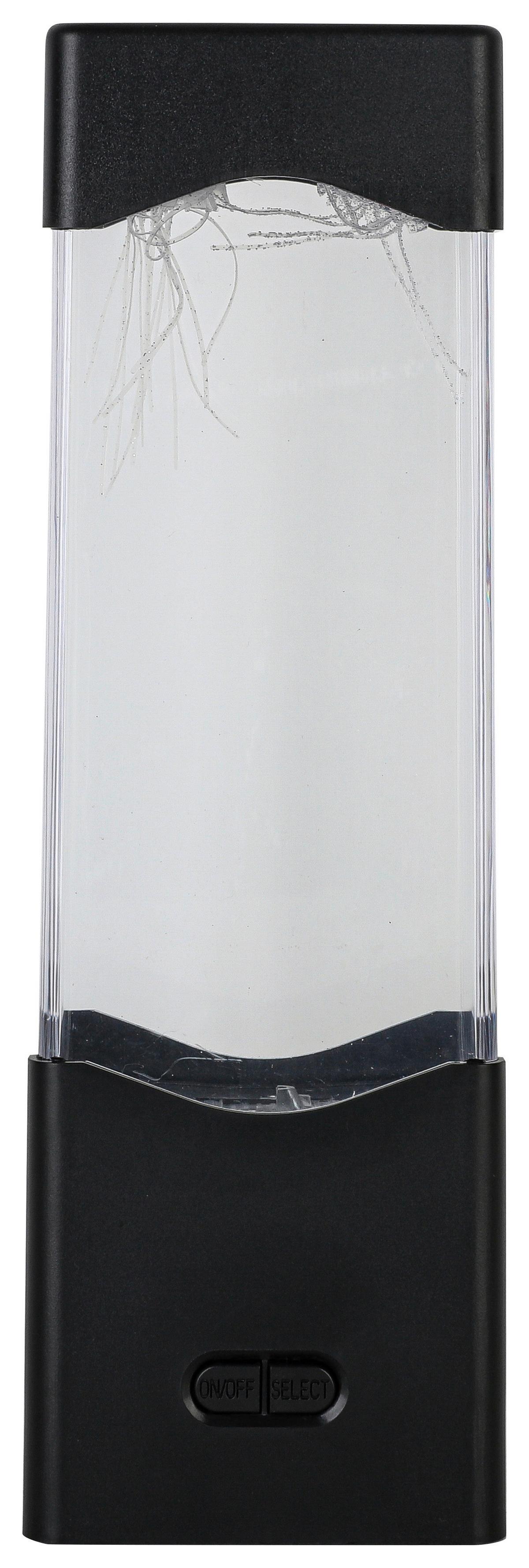 DEKORAČNÉ LED SVIETIDLO QUALI - priehľadné/čierna, Modern, plast (7,5/23,3/7,5cm) - Mömax