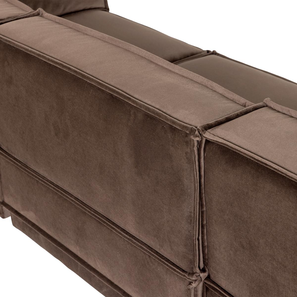 ECKSOFA Manu Braun 160x286cm - Braun, MODERN, Textil (160/286cm) - Livetastic