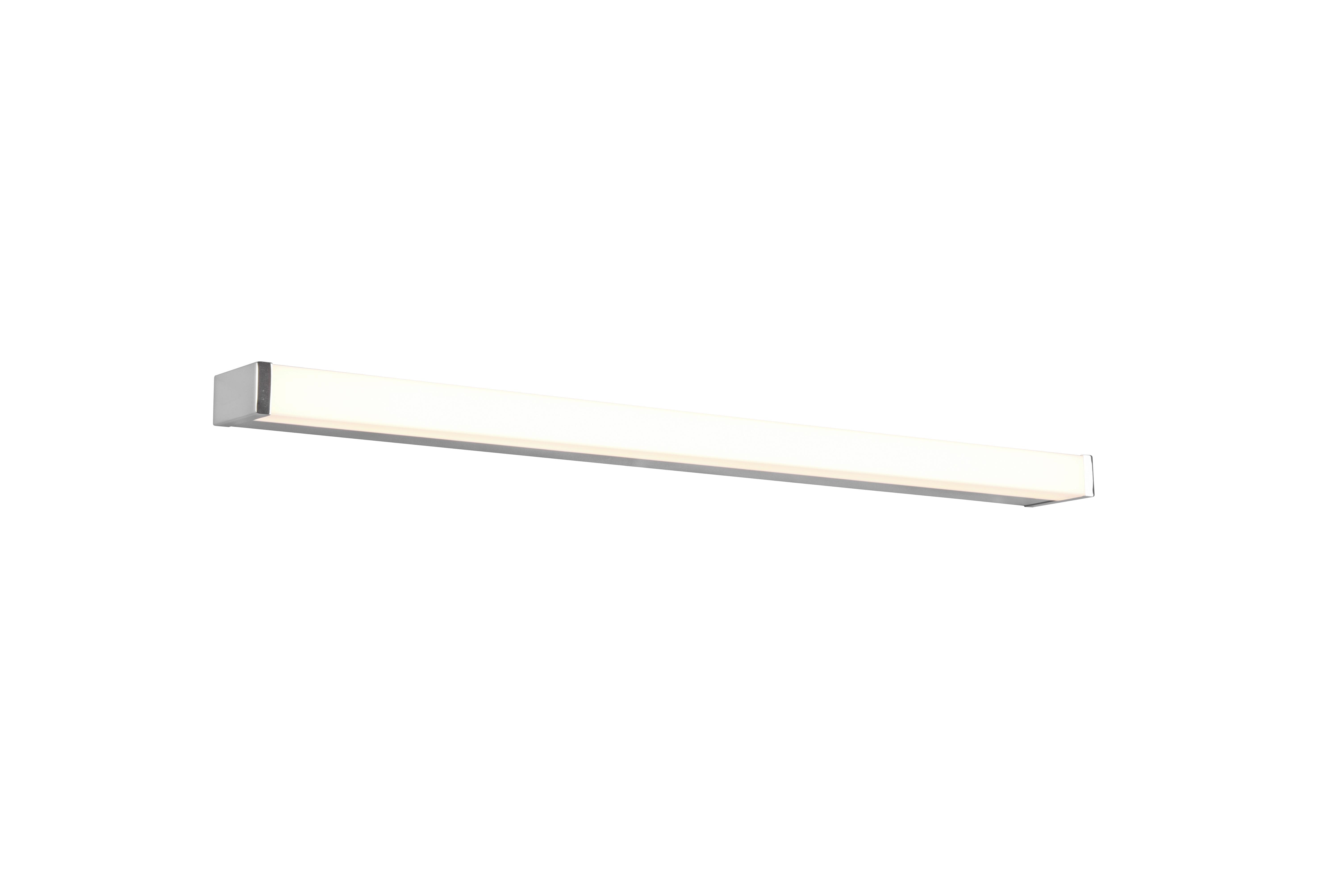 LED-Wandleuchte 283817906 Fabio - Chromfarben/Weiß, Basics, Kunststoff/Metall (3,8/80,0/7,9cm) - Trio Leuchten