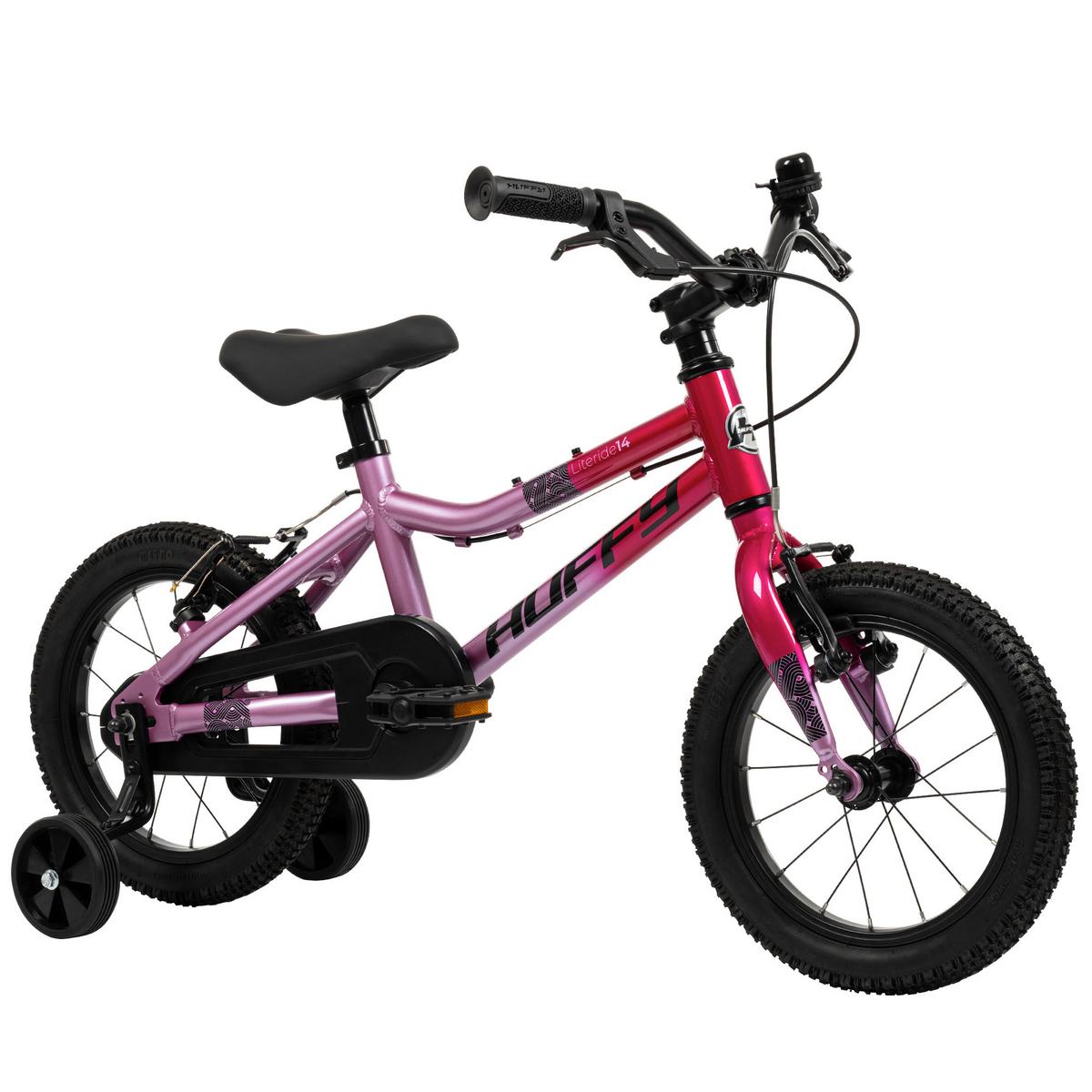 Kinderfahrrad Literide Pink, 14 Zoll - Pink, Basics, Metall (35/56/105cm)