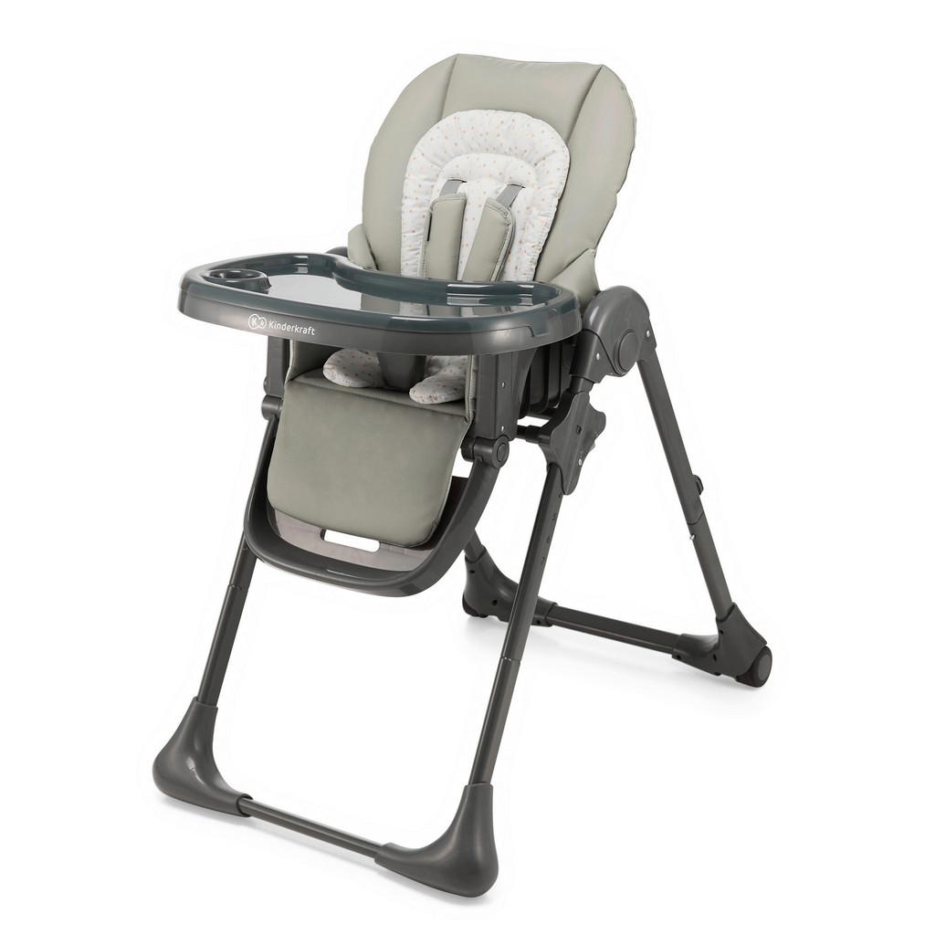 Hochstuhl Tummie Grau, B/H/T: 55,501x84,5cm