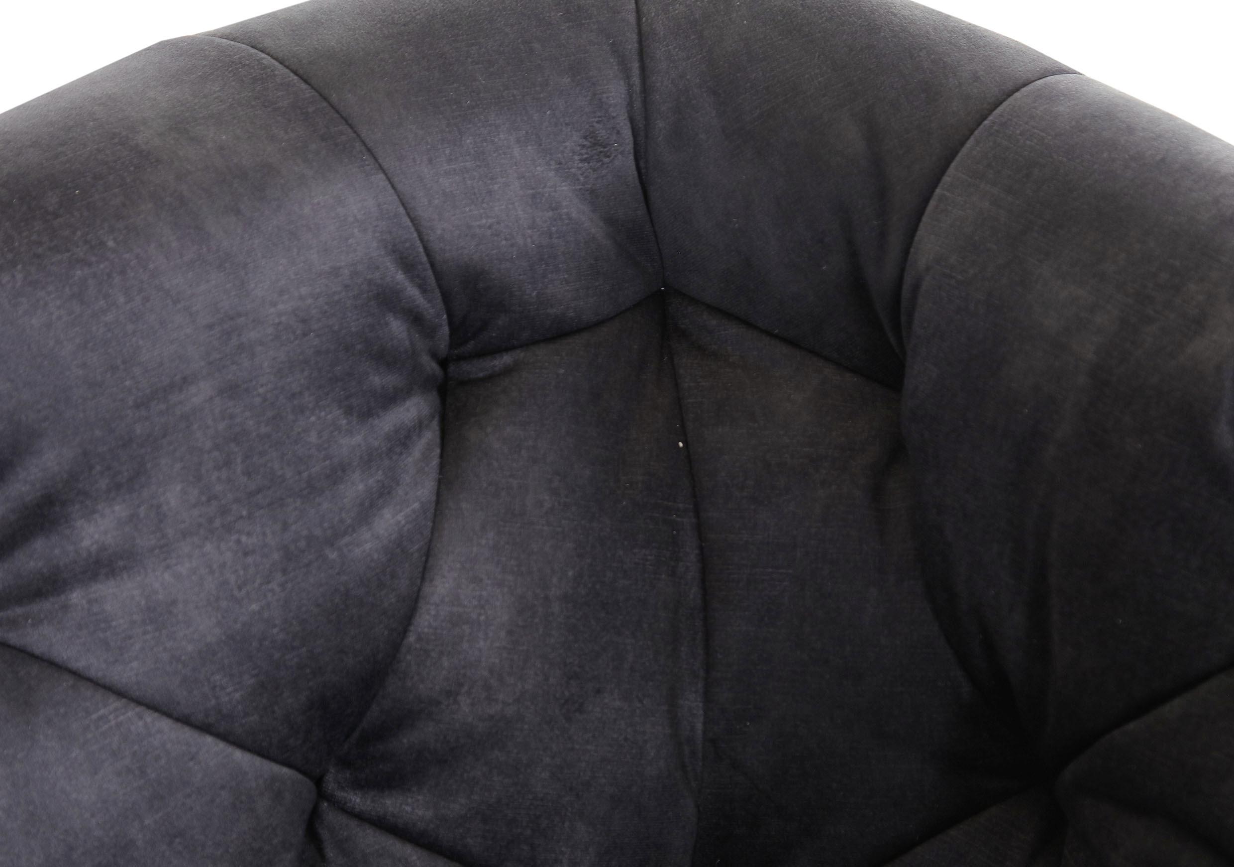 2,5-sitzer-sofa Kelly Dunkelgrau - Dunkelgrau/Schwarz, KONVENTIONELL, Textil (190/83/70cm) - Livetastic