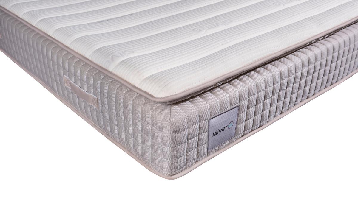 Taschenfederkernmatratze 180x200 Cm H4 H: 33 Cm - Weiß, Basics, Textil (180/200cm) - Livetastic