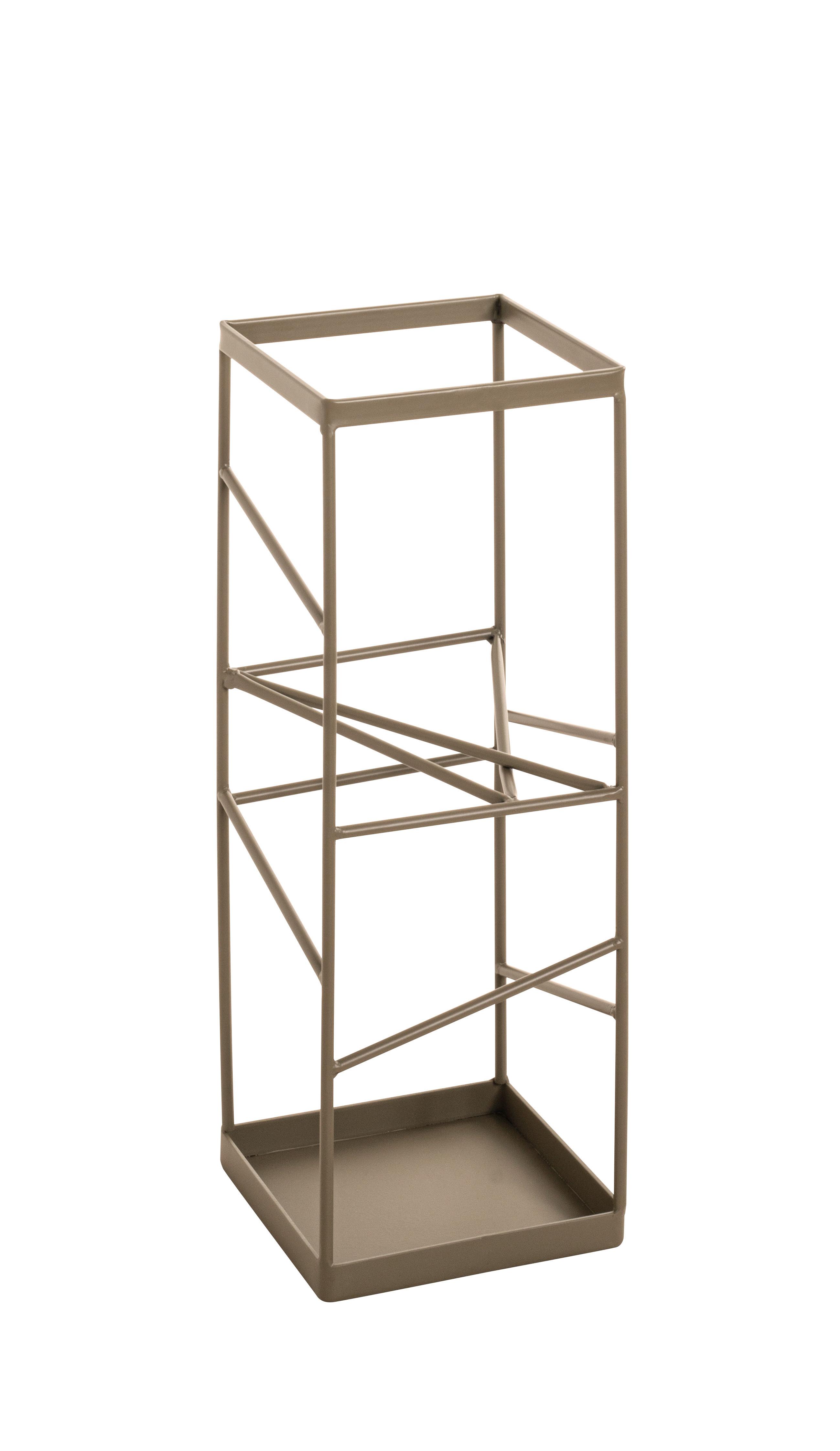 STOJAN NA DÁŽDNIKY ALLER - zelená, Modern, kov (17/49/17cm)