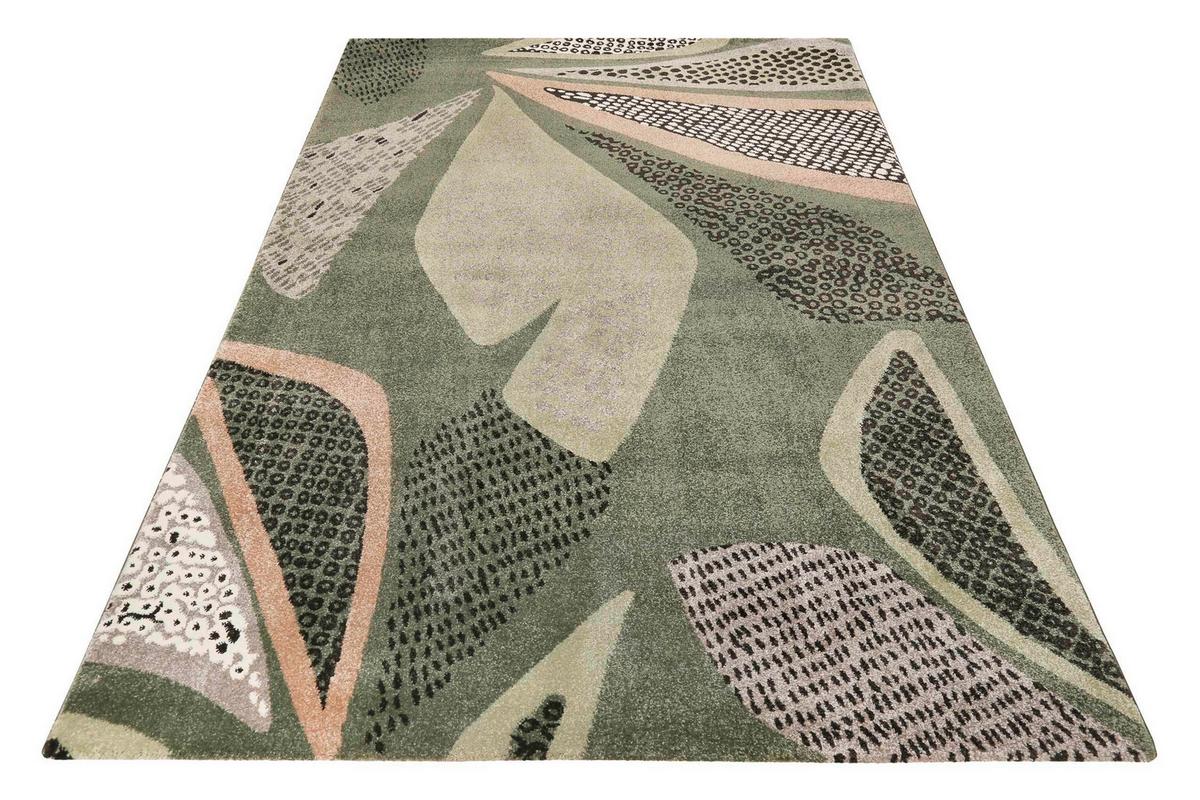 Webteppich Hazel - Grün, KONVENTIONELL, Textil (80/150cm) - Esprit