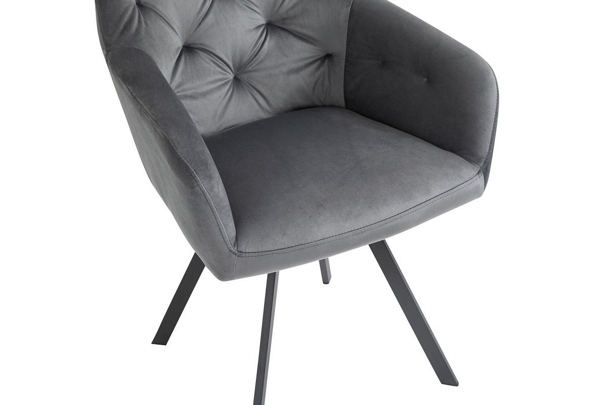 Tischgruppe Cognac/Grau L: 160 cm - Cognac/Grau, MODERN, Holz/Textil (160/85/77cm) - Livetastic