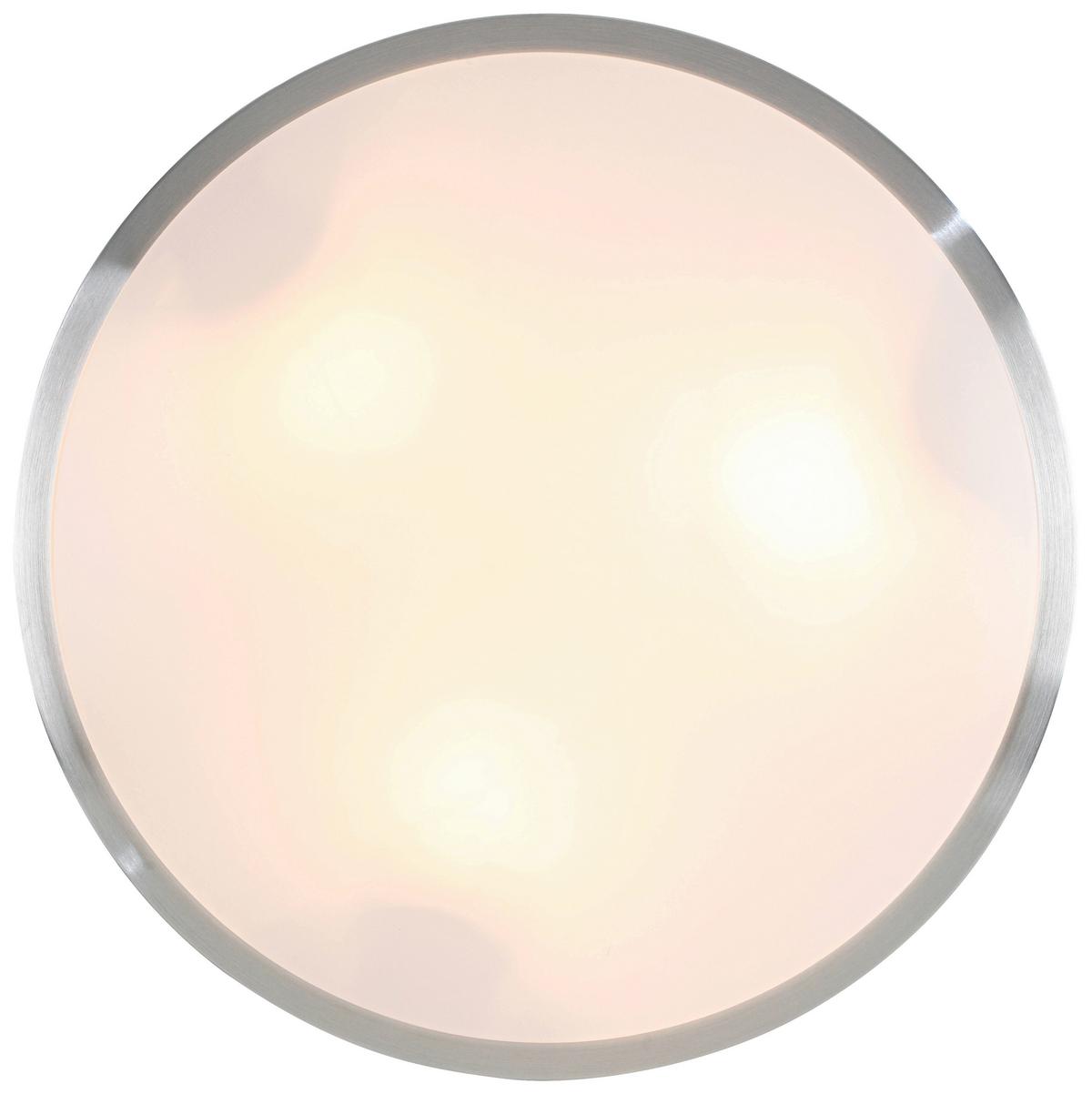STROPNÍ SVÍTIDLO WINFRIED - bílá/barvy hliníku, Konvenční, kov/plast (50/9cm) - Mömax