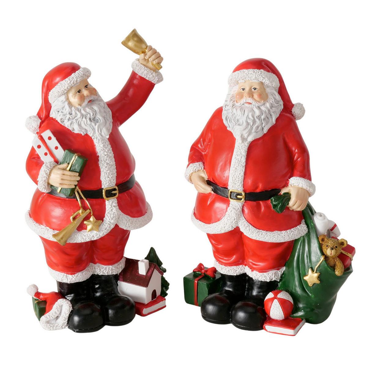 Weihnachtsfigur Bartolo - Rot, Basics, Kunststoff (13,3/9/22cm)