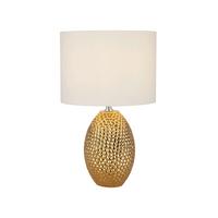 Tischleuchte Eu1034-1go - Goldfarben, Design, Keramik/Kunststoff (28/31cm)