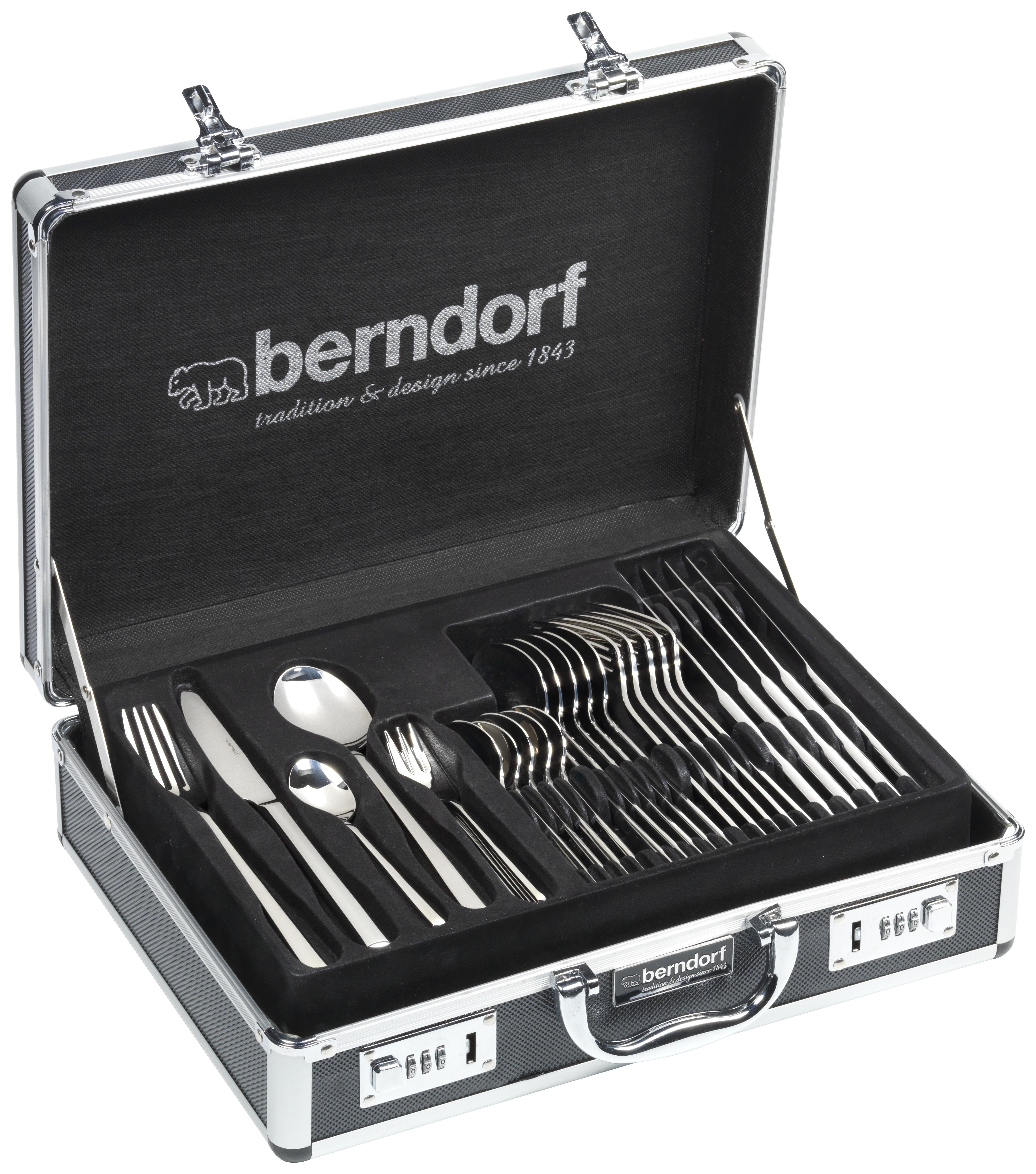 Besteckset 60-Teilig Lambada für 12 Personen - Silberfarben, MODERN, Metall - Berndorf