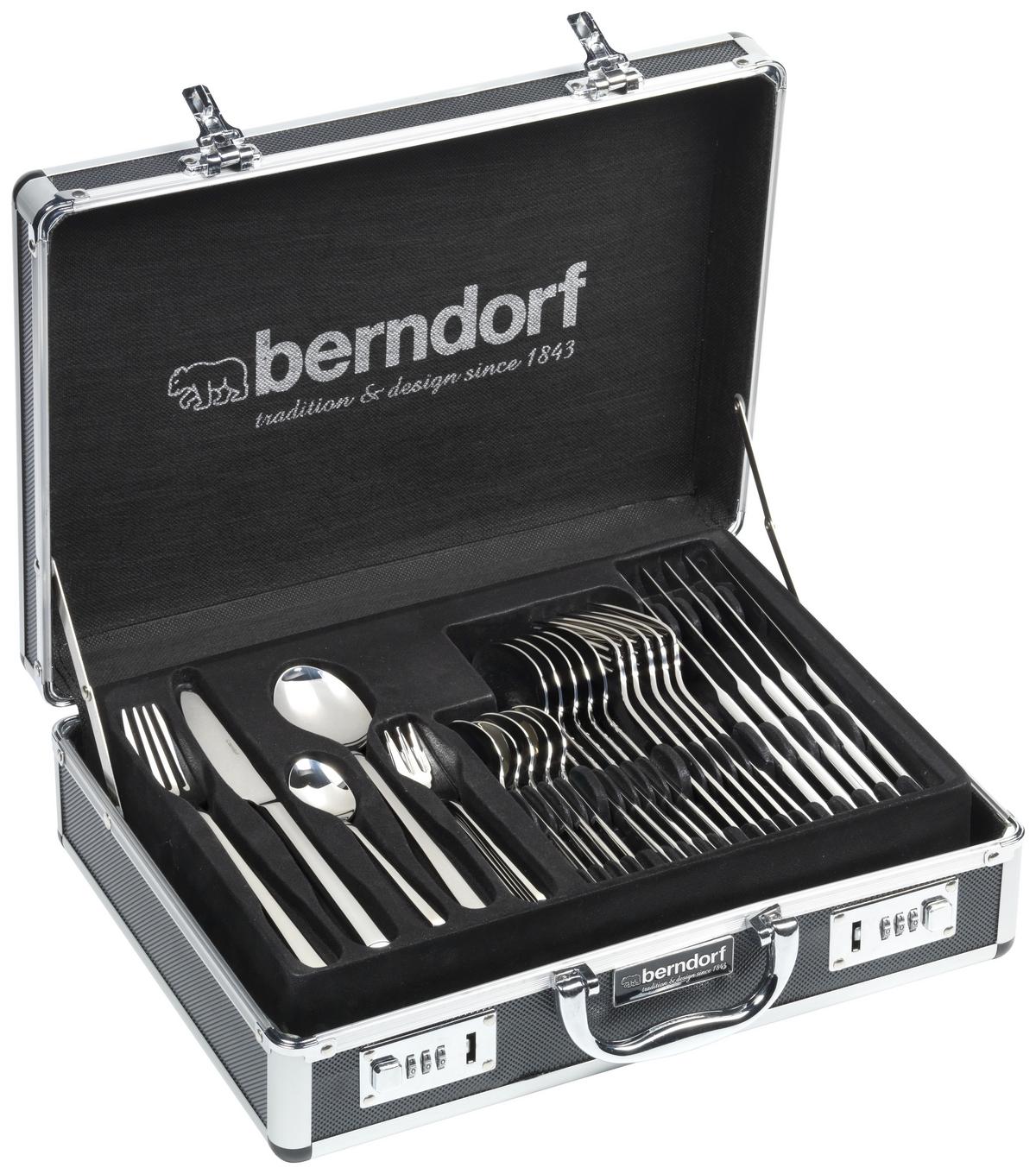 Besteckset 60-Teilig Lambada für 12 Personen - Silberfarben, MODERN, Metall - Berndorf