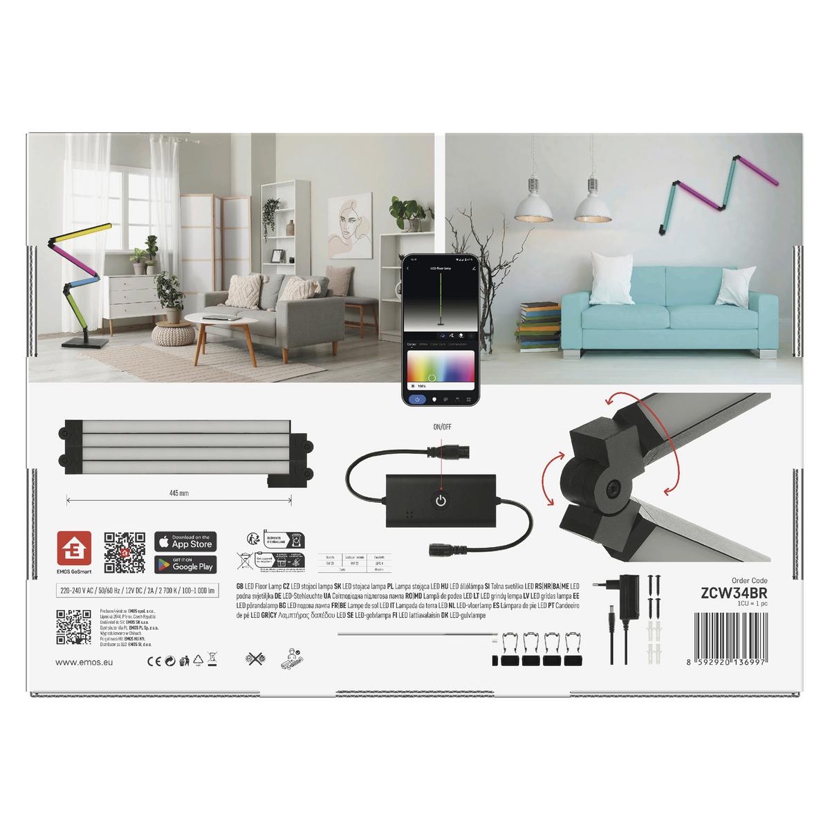 Led Állólámpa Gosmart - Basics (175cm)