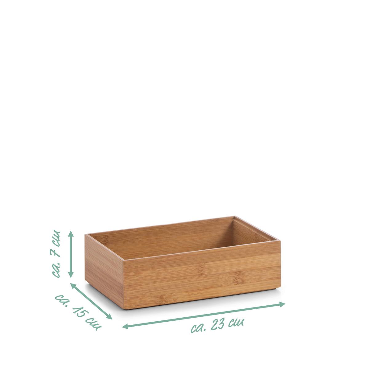 AUFBEWAHRUNGSBOXEN-SET BxHxT: ca. 40x27x23 cm - Naturfarben, Basics, Naturmaterialien (40/26,5/23cm) - Zeller Present