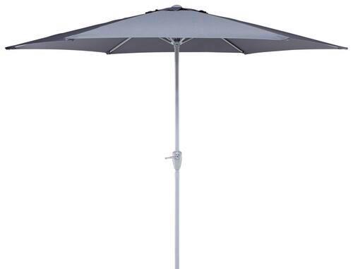 SLUNEČNÍK AKANE - barvy stříbra/antracitová, kov/textil (270/245cm) - Mömax