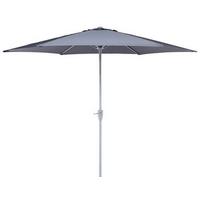 SLUNEČNÍK AKANE - barvy stříbra/antracitová, kov/textil (270/245cm) - Mömax