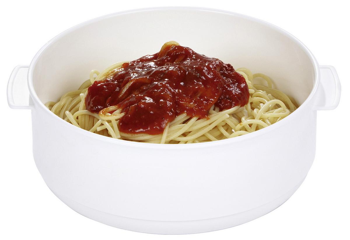 Mikrowellenset 3tlg Mira Versch. Größen - Weiß, Basics, Kunststoff (20/18,8/22,5cm)