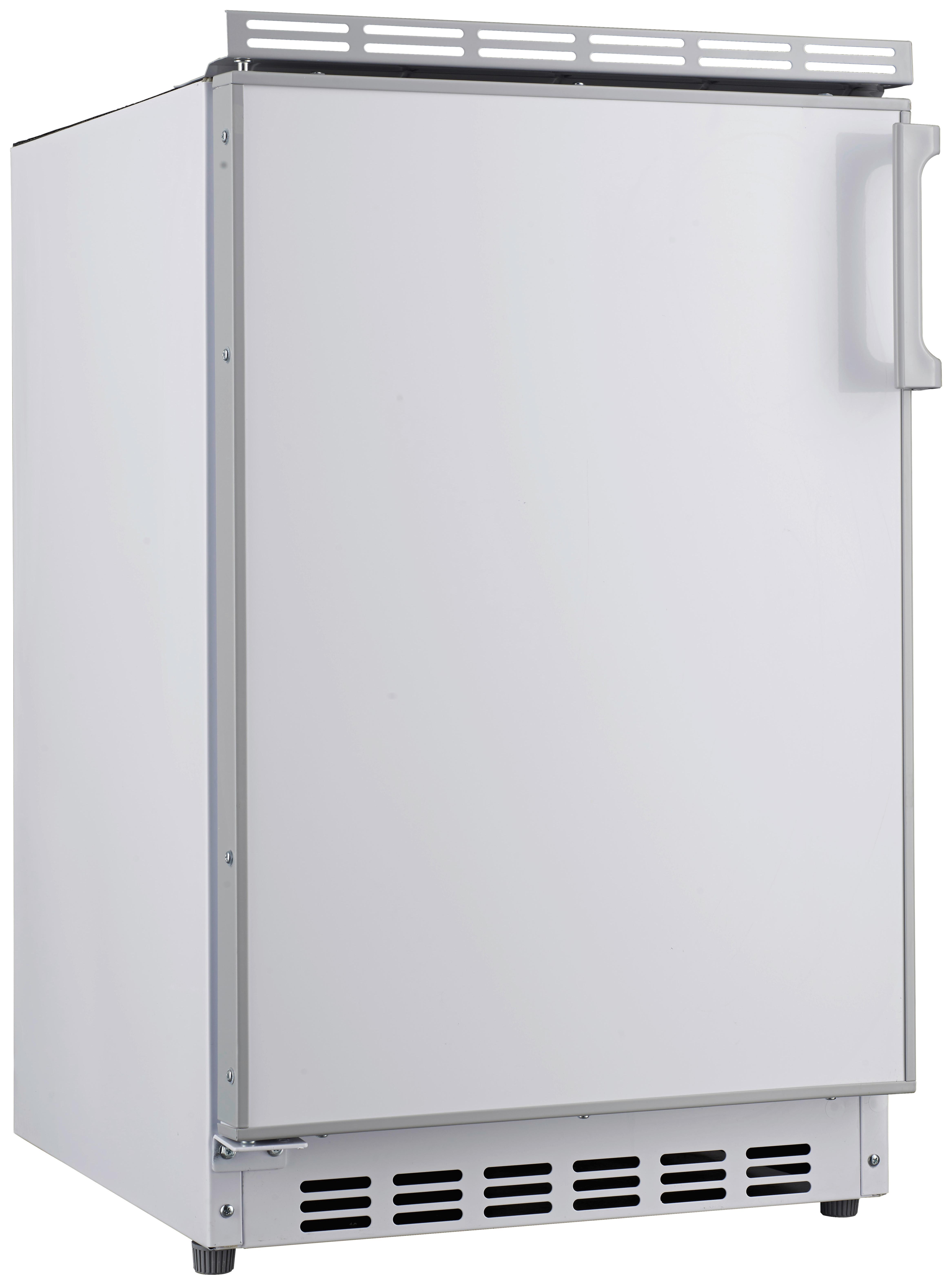 Respekta Miniküche mit Kühlschrank + Kochfeld 100 cm Grau/Eiche