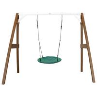 Nestschaukel A030.134.03 - Braun/Weiß, KONVENTIONELL, Holz/Kunststoff (254/207/160cm) - Ambia Garden