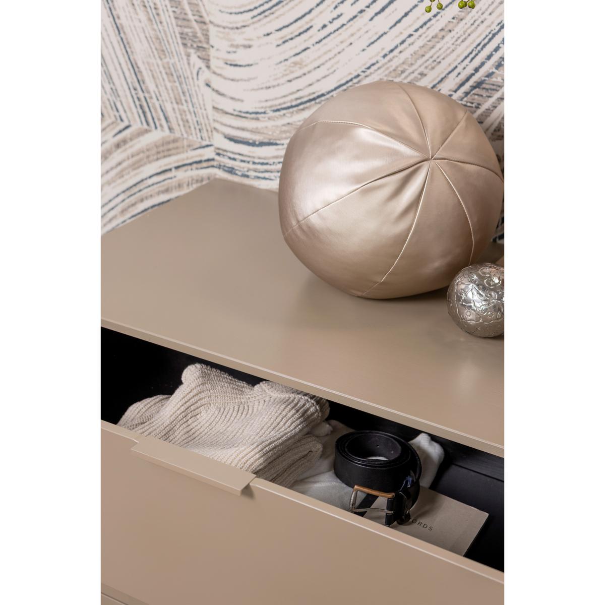 Kommode Gunnar Schlammfarben B: 94 Cm - Schlammfarben/Schwarz, Design, Holz (94/93/52cm) - Livetastic