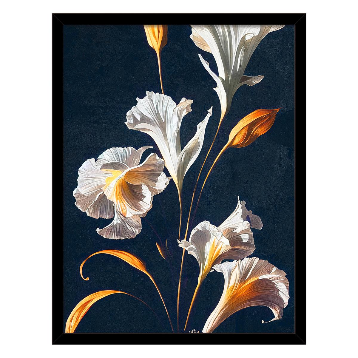 OBRAZ VOUS I - bílá/oranžová, kompozitní dřevo/papír (30/40cm) - Mömax