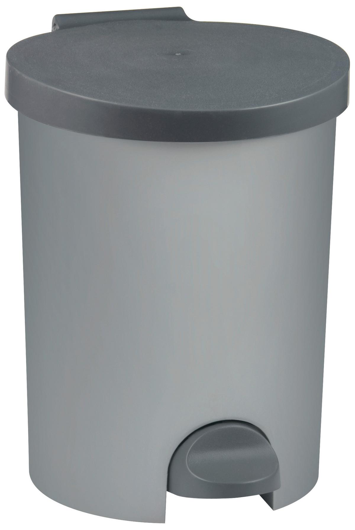 Pedálos Szemetes 15 Liter - műanyag (33,5/27,5/36,2cm)