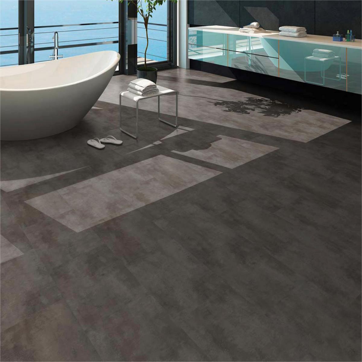 Designboden Steinoptik Cappuccino Stärke 6,5mm - Cappuccino, Basics, Kunststoff (93.5/46.5/0.65cm)