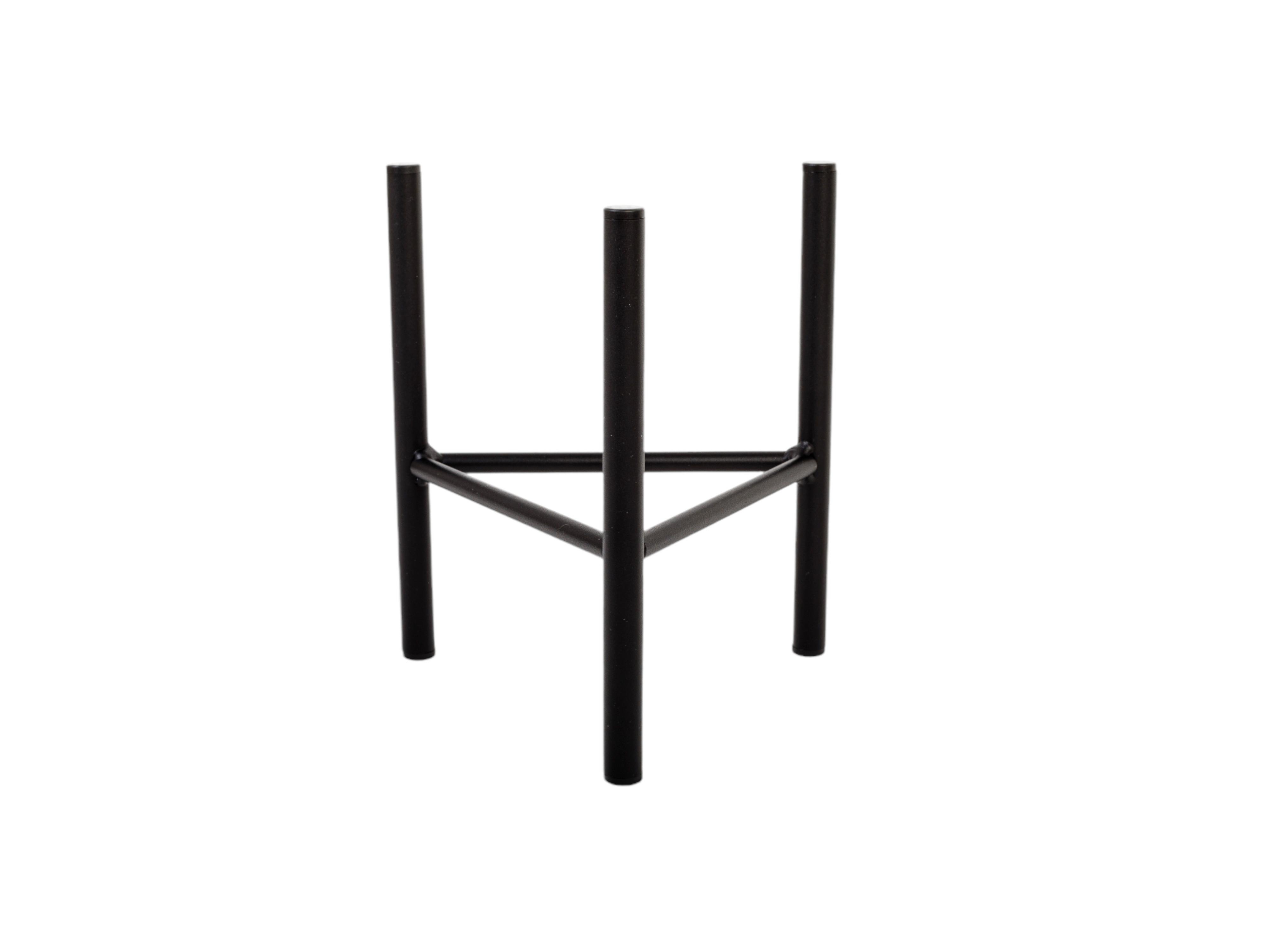 Blumenständer Aluminium Schwarz Bxhxt: 18x25x18 Cm