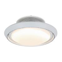 STROPNÍ VENTILÁTOR KURTO - bílá/barvy chromu, Moderní, plast (43/20cm) - Mömax