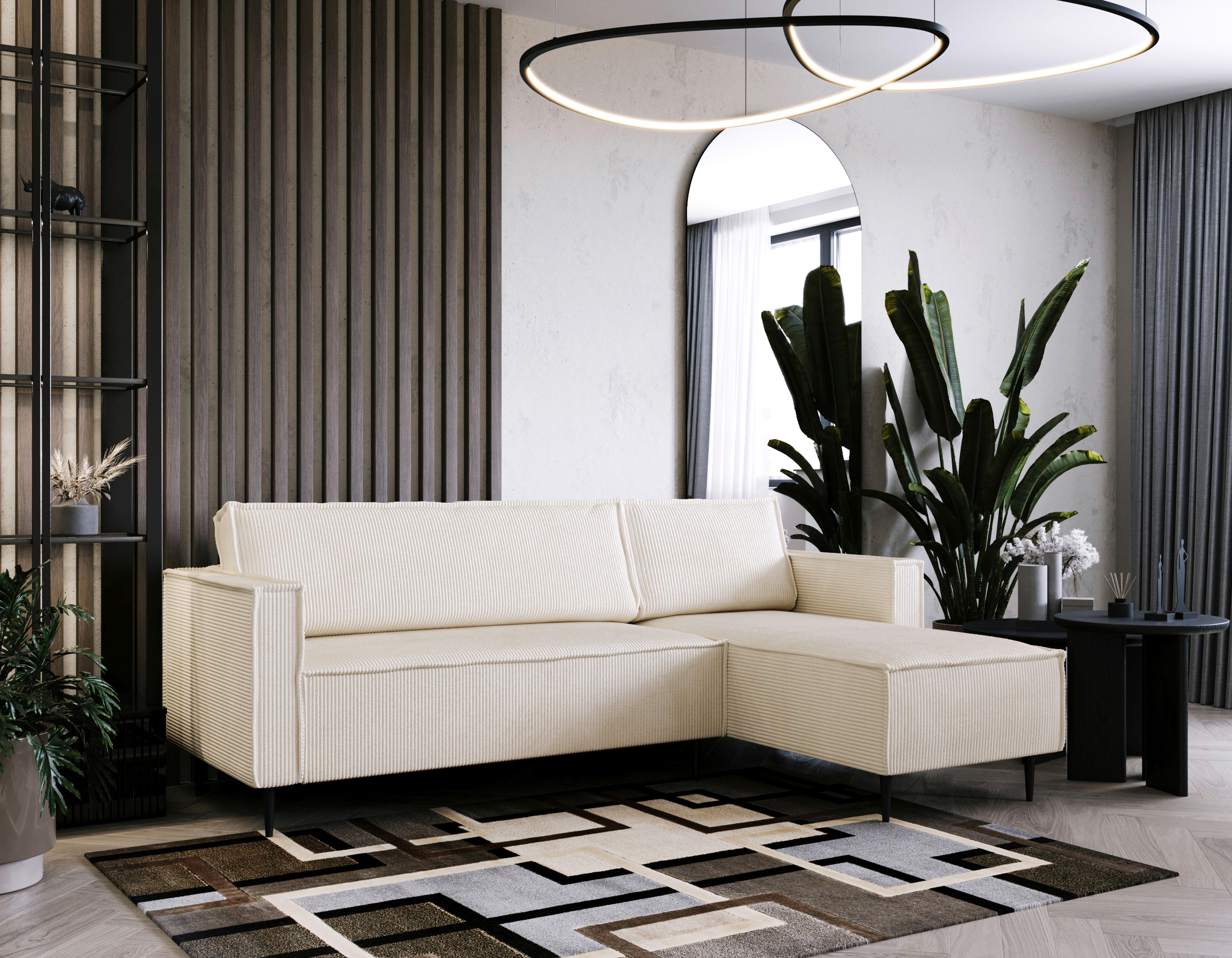 Ranger Beige S: 223x151 Cm - Beige/Schwarz, Design, Textil (223/151cm) - Livetastic
