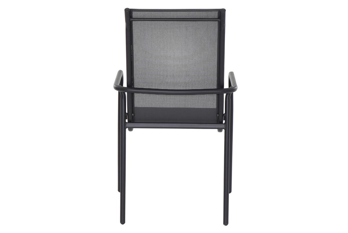 Gartengarnitur 7-tlg. Torino Aus Metall/glas/textil - Grau, MODERN, Glas/Textil (150/74/90cm) - Beldano