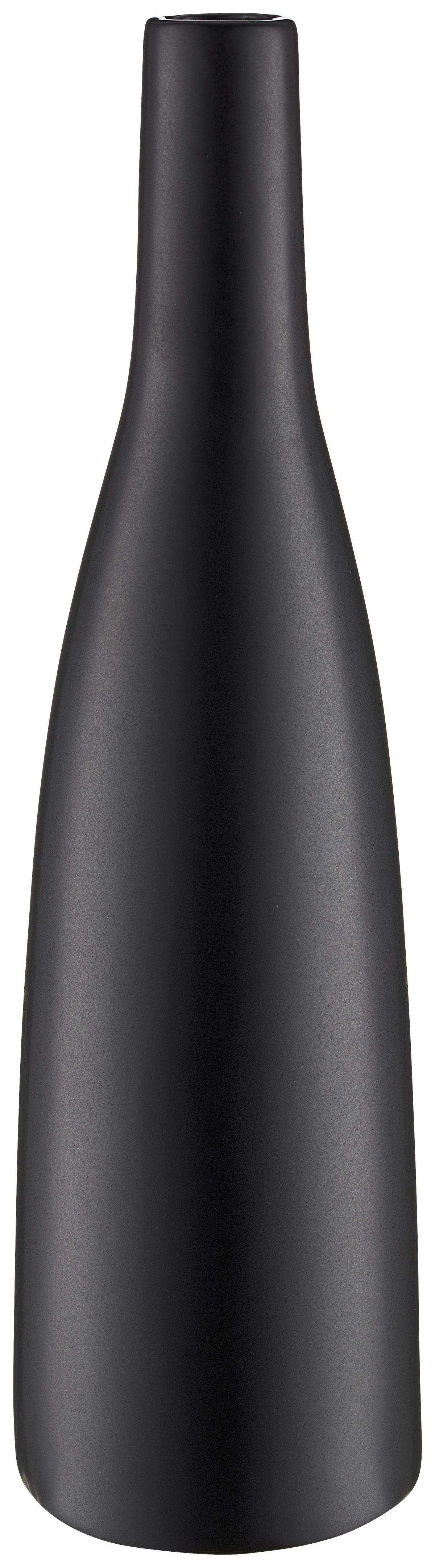 Váza PLANICO, v: 27 cm - čierna, Modern, keramika (27cm) - Mömax