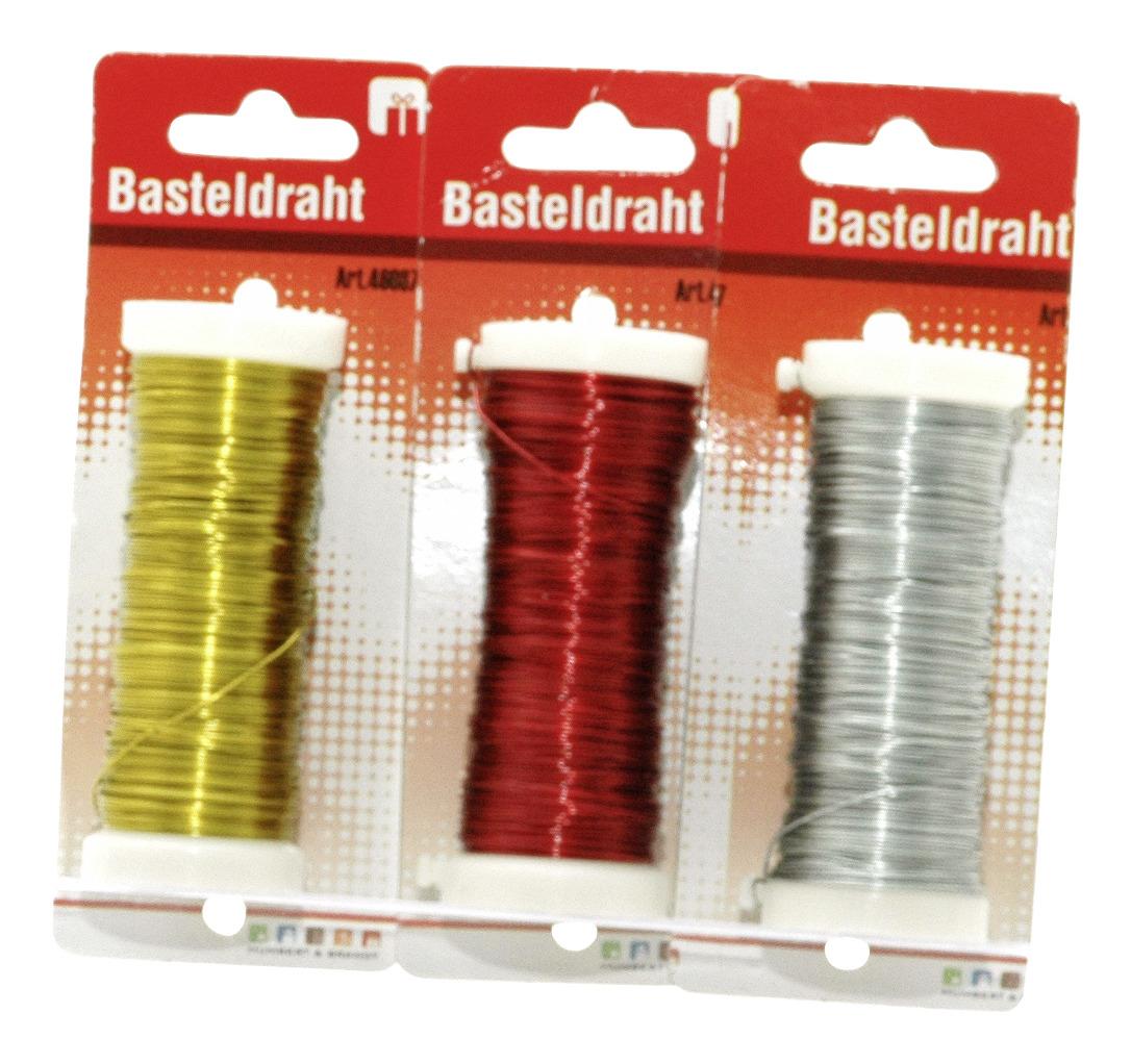Bunter Bindedraht zum Basteln