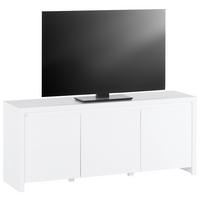 Kommode Larios 143,2 cm Weiß - Weiß, MODERN, Holzwerkstoff (143,2/61/40cm)