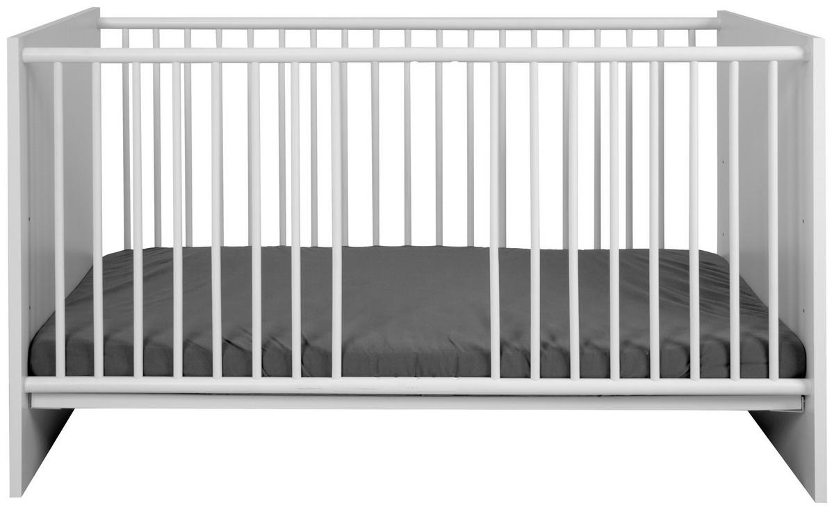 Babaágy Image - fehér, Basics, faalapú anyag (70/140cm) - MID.YOU