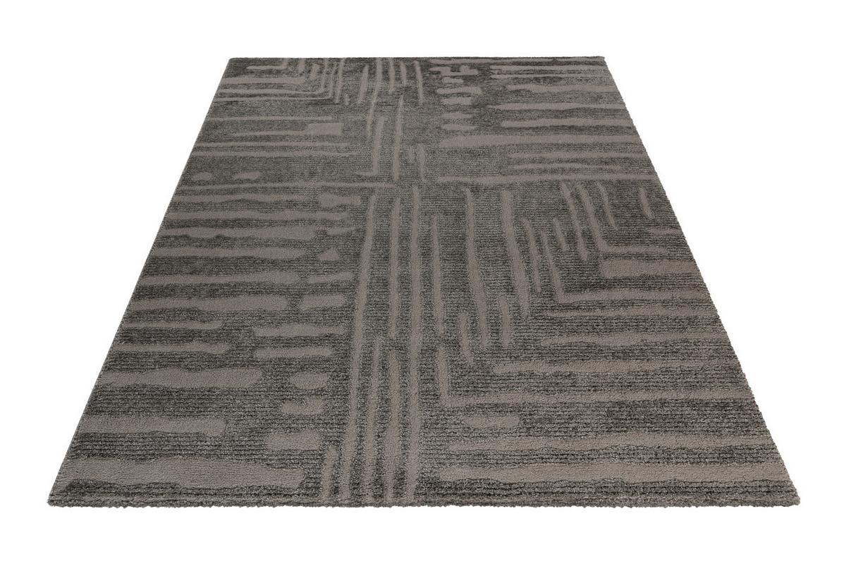 Hochflorteppich My Canyon 973 - Anthrazit, Basics, Textil (200/290cm) - Obsession