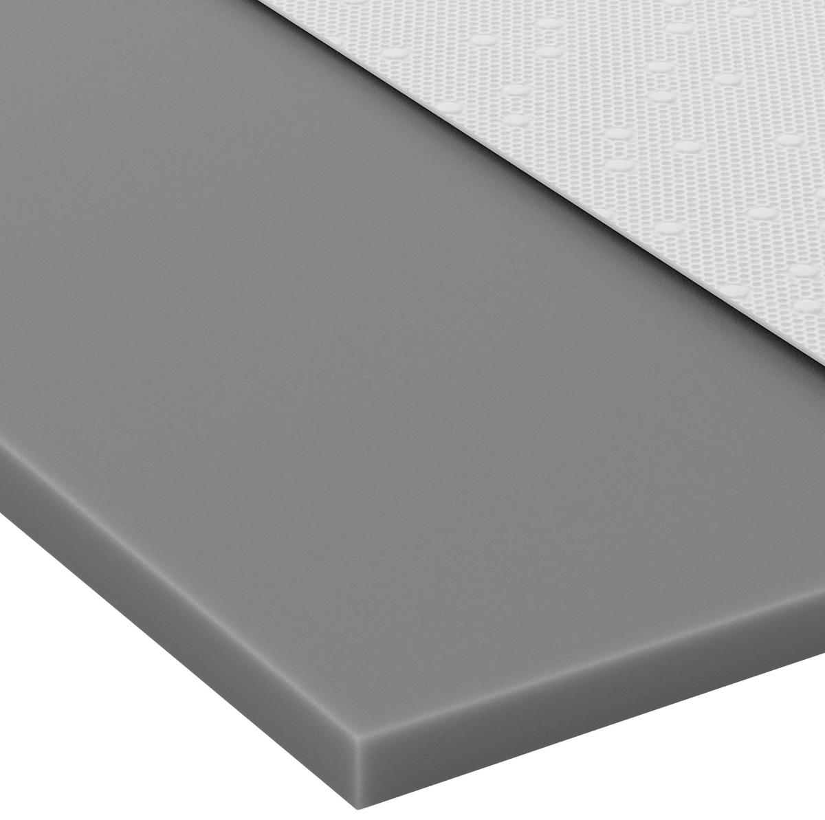 Topper Geltex Pure 90x200 Cm Gelschaum - Weiß, Textil (90/200cm) - Sembella