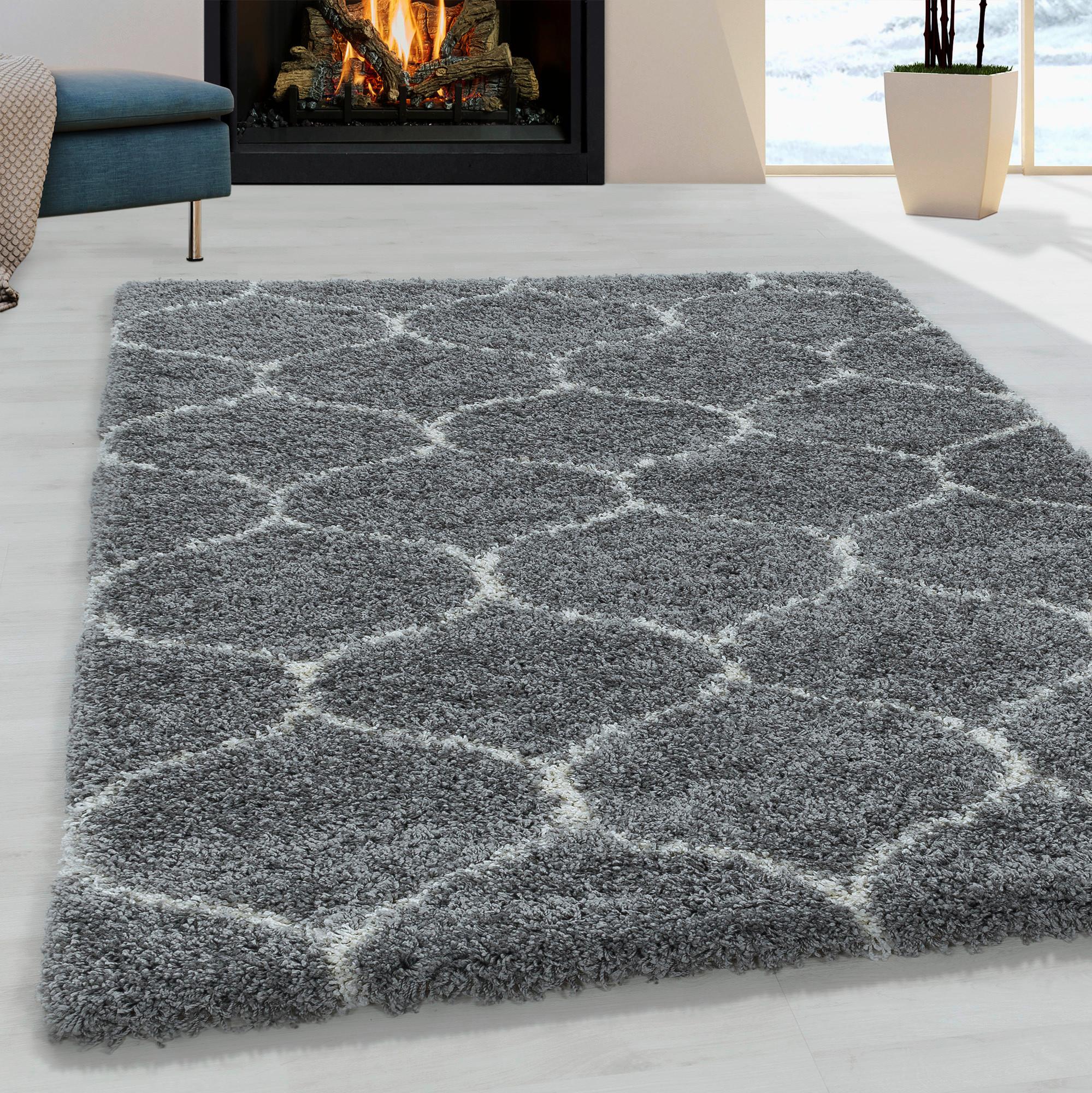 Teppich Läufer Grau Salsa 80x250 cm - Grau, Design, Textil (80/250cm)