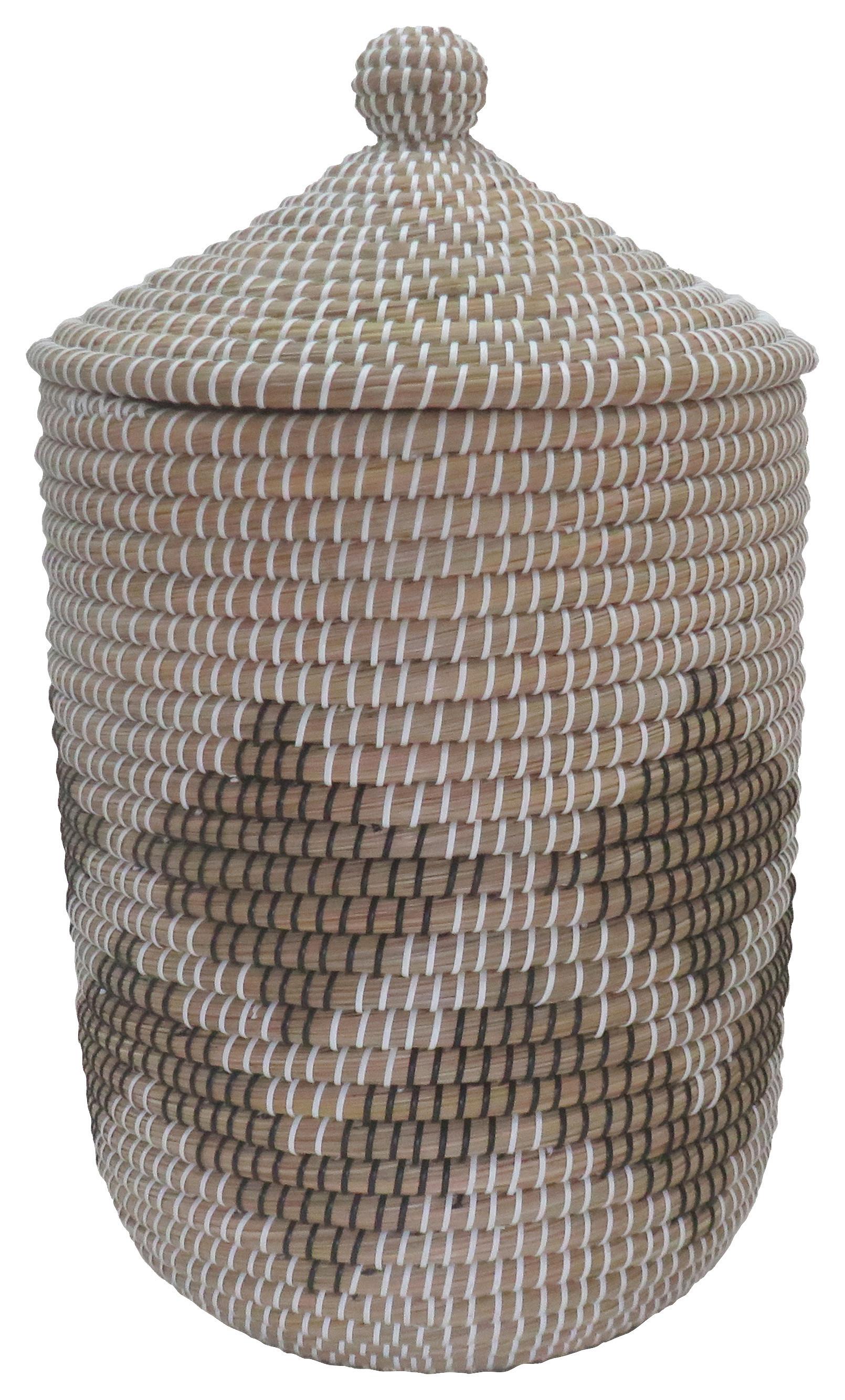 Ruháskosár Kaisa - natúr színű, Konventionell, természetes anyagok (38/66/25cm) - James Wood